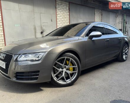 Сірий Ауді A7 Sportback, об'ємом двигуна 3 л та пробігом 195 тис. км за 17800 $, фото 2 на Automoto.ua