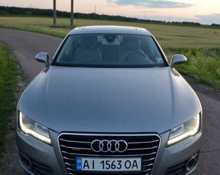 Серый Ауди A7 Sportback, объемом двигателя 3 л и пробегом 163 тыс. км за 19900 $, фото 1 на Automoto.ua