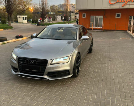 Серый Ауди A7 Sportback, объемом двигателя 3 л и пробегом 130 тыс. км за 14700 $, фото 4 на Automoto.ua