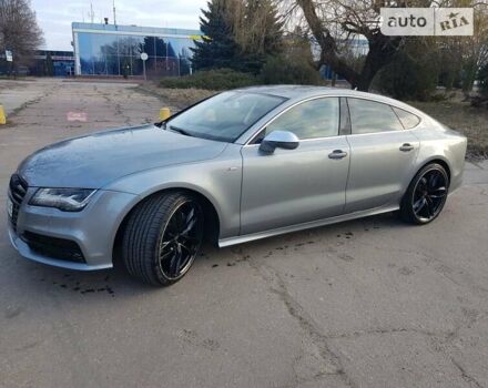 Сірий Ауді A7 Sportback, об'ємом двигуна 3 л та пробігом 129 тис. км за 18500 $, фото 1 на Automoto.ua