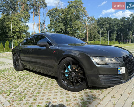 Сірий Ауді A7 Sportback, об'ємом двигуна 3 л та пробігом 194 тис. км за 23300 $, фото 2 на Automoto.ua