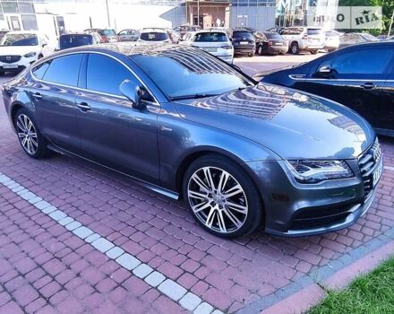 Сірий Ауді A7 Sportback, об'ємом двигуна 3 л та пробігом 122 тис. км за 21900 $, фото 16 на Automoto.ua