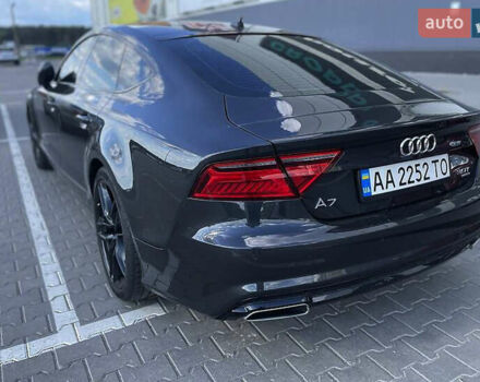 Сірий Ауді A7 Sportback, об'ємом двигуна 3 л та пробігом 105 тис. км за 24550 $, фото 12 на Automoto.ua