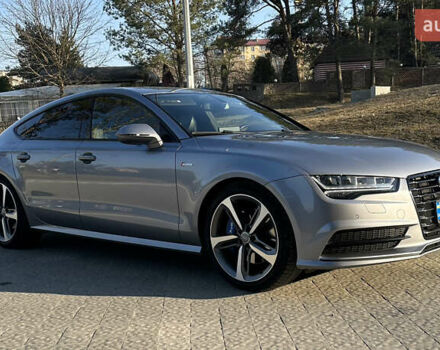 Серый Ауди A7 Sportback, объемом двигателя 3 л и пробегом 145 тыс. км за 26700 $, фото 2 на Automoto.ua