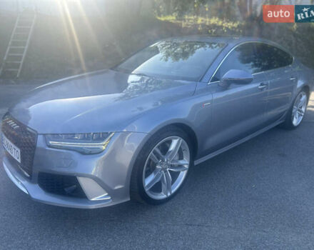 Серый Ауди A7 Sportback, объемом двигателя 3 л и пробегом 162 тыс. км за 26800 $, фото 5 на Automoto.ua