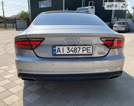 Серый Ауди A7 Sportback, объемом двигателя 3 л и пробегом 133 тыс. км за 27700 $, фото 11 на Automoto.ua