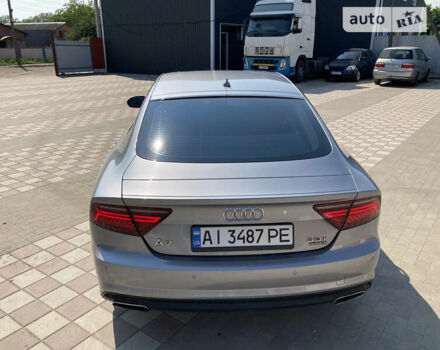 Серый Ауди A7 Sportback, объемом двигателя 3 л и пробегом 133 тыс. км за 27700 $, фото 14 на Automoto.ua