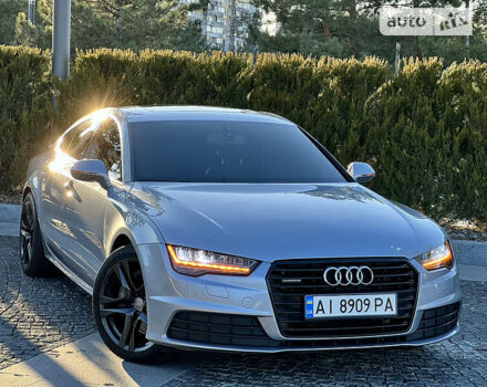 Серый Ауди A7 Sportback, объемом двигателя 3 л и пробегом 87 тыс. км за 26990 $, фото 2 на Automoto.ua