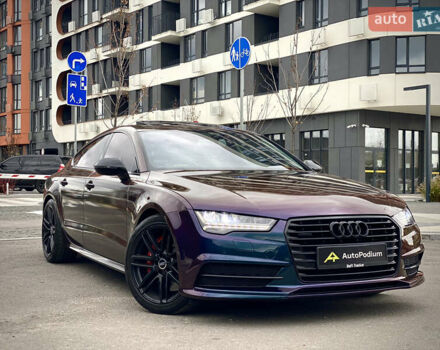 Серый Ауди A7 Sportback, объемом двигателя 3 л и пробегом 110 тыс. км за 20900 $, фото 2 на Automoto.ua