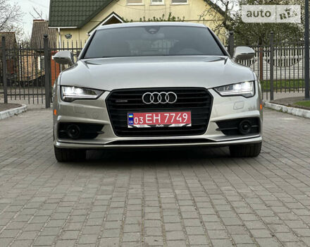 Сірий Ауді A7 Sportback, об'ємом двигуна 3 л та пробігом 85 тис. км за 29950 $, фото 1 на Automoto.ua