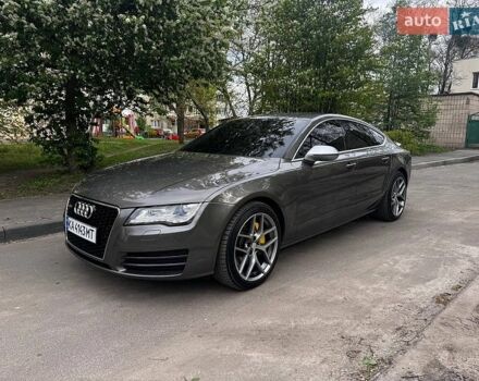 Серый Ауди A7 Sportback, объемом двигателя 3 л и пробегом 201 тыс. км за 14700 $, фото 1 на Automoto.ua