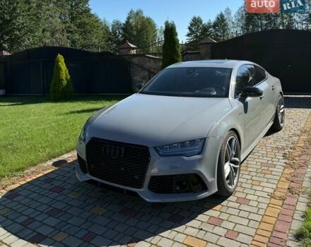 Серый Ауди A7 Sportback, объемом двигателя 3 л и пробегом 109 тыс. км за 32300 $, фото 1 на Automoto.ua