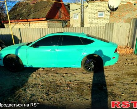 Синий Ауди A7 Sportback, объемом двигателя 3 л и пробегом 150 тыс. км за 25000 $, фото 4 на Automoto.ua