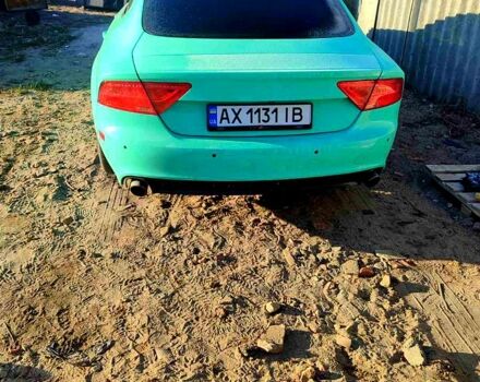 Синий Ауди A7 Sportback, объемом двигателя 3 л и пробегом 150 тыс. км за 25000 $, фото 2 на Automoto.ua
