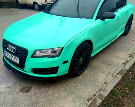 Синий Ауди A7 Sportback, объемом двигателя 3 л и пробегом 150 тыс. км за 25000 $, фото 1 на Automoto.ua