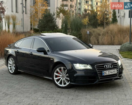 Синий Ауди A7 Sportback, объемом двигателя 3 л и пробегом 256 тыс. км за 12900 $, фото 3 на Automoto.ua
