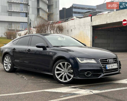 Синий Ауди A7 Sportback, объемом двигателя 2.97 л и пробегом 130 тыс. км за 20550 $, фото 4 на Automoto.ua