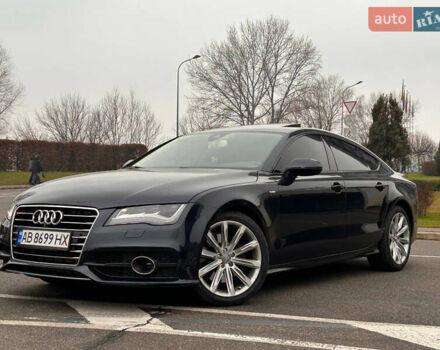 Синий Ауди A7 Sportback, объемом двигателя 2.97 л и пробегом 130 тыс. км за 20550 $, фото 13 на Automoto.ua