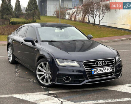 Синий Ауди A7 Sportback, объемом двигателя 2.97 л и пробегом 130 тыс. км за 20550 $, фото 1 на Automoto.ua