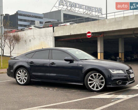 Синий Ауди A7 Sportback, объемом двигателя 2.97 л и пробегом 130 тыс. км за 20550 $, фото 5 на Automoto.ua