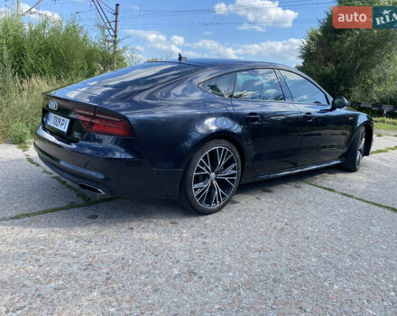 Синій Ауді A7 Sportback, об'ємом двигуна 3 л та пробігом 115 тис. км за 23900 $, фото 4 на Automoto.ua