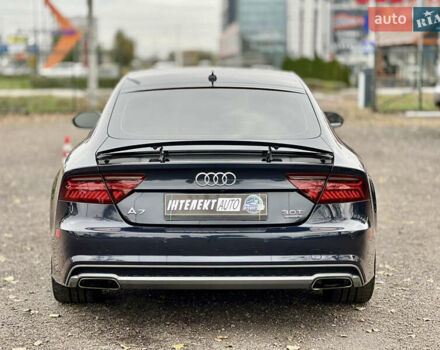 Синий Ауди A7 Sportback, объемом двигателя 3 л и пробегом 209 тыс. км за 22500 $, фото 4 на Automoto.ua