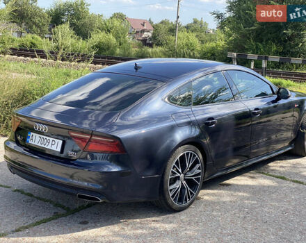 Синій Ауді A7 Sportback, об'ємом двигуна 3 л та пробігом 115 тис. км за 23900 $, фото 3 на Automoto.ua
