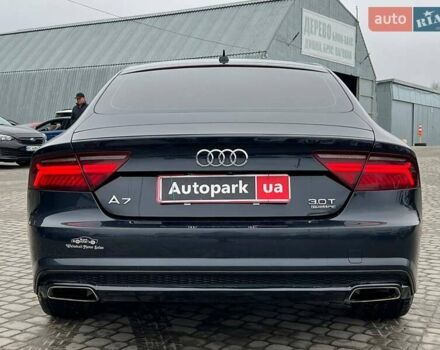 Синий Ауди A7 Sportback, объемом двигателя 3 л и пробегом 188 тыс. км за 21490 $, фото 6 на Automoto.ua