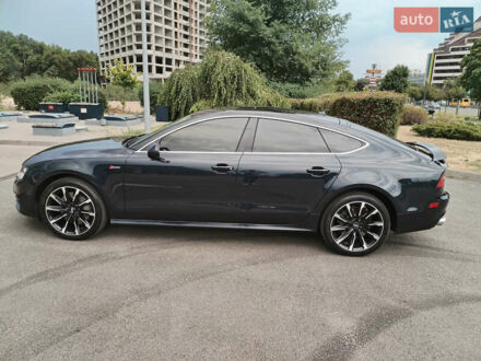 Синий Ауди A7 Sportback, объемом двигателя 3 л и пробегом 128 тыс. км за 16500 $, фото 1 на Automoto.ua
