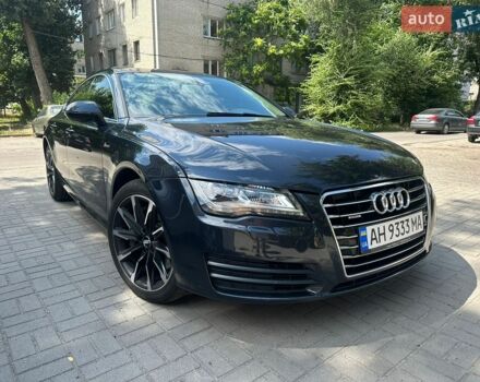 Синий Ауди A7 Sportback, объемом двигателя 3 л и пробегом 141 тыс. км за 14999 $, фото 1 на Automoto.ua