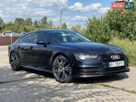 Синий Ауди A7 Sportback, объемом двигателя 3 л и пробегом 115 тыс. км за 23900 $, фото 1 на Automoto.ua