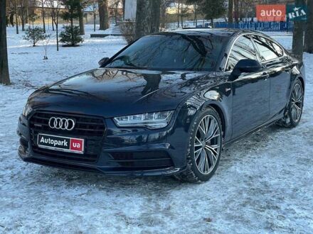Ауді A7 Sportback 2015 у Києві на Automoto.ua Синій Ауді A7 Sportback, об'ємом двигуна 3 л та пробігом 121 тис. км за 28990 $, фото 1 на Automoto.ua