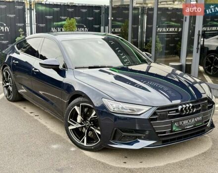 Ауди A7 Sportback 2022 в Киеве на Automoto.ua Синий Ауди A7 Sportback, объемом двигателя 3 л и пробегом 48 тыс. км за 59900 $, фото 1 на Automoto.ua