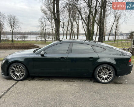 Зеленый Ауди A7 Sportback, объемом двигателя 3 л и пробегом 213 тыс. км за 21500 $, фото 4 на Automoto.ua