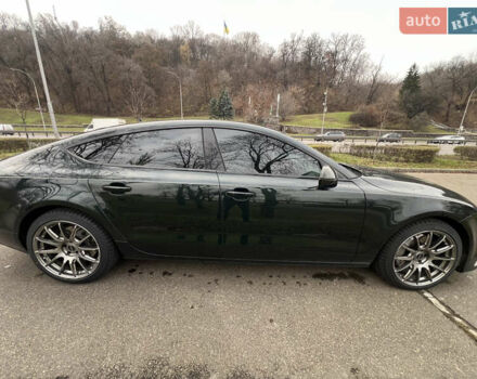 Зеленый Ауди A7 Sportback, объемом двигателя 3 л и пробегом 213 тыс. км за 21500 $, фото 9 на Automoto.ua