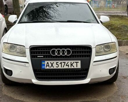 Белый Ауди А8, объемом двигателя 3.7 л и пробегом 320 тыс. км за 8000 $, фото 3 на Automoto.ua