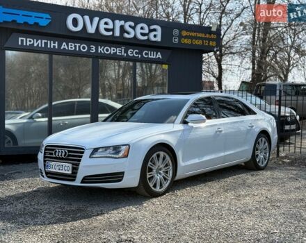 Белый Ауди А8, объемом двигателя 3 л и пробегом 245 тыс. км за 15200 $, фото 1 на Automoto.ua