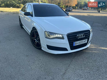 Белый Ауди А8, объемом двигателя 2.97 л и пробегом 203 тыс. км за 32000 $, фото 1 на Automoto.ua