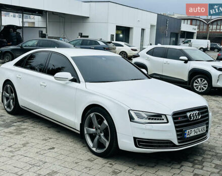 Белый Ауди А8, объемом двигателя 2.97 л и пробегом 200 тыс. км за 26800 $, фото 1 на Automoto.ua