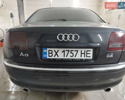 Черный Ауди А8, объемом двигателя 4.2 л и пробегом 210 тыс. км за 8200 $, фото 1 на Automoto.ua