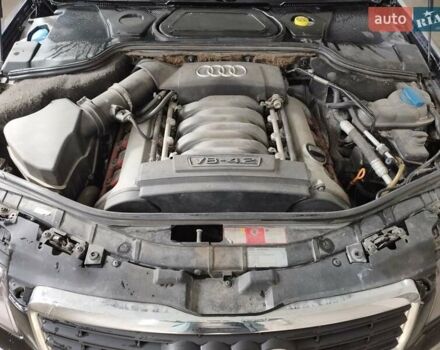 Черный Ауди А8, объемом двигателя 4.2 л и пробегом 210 тыс. км за 8200 $, фото 9 на Automoto.ua