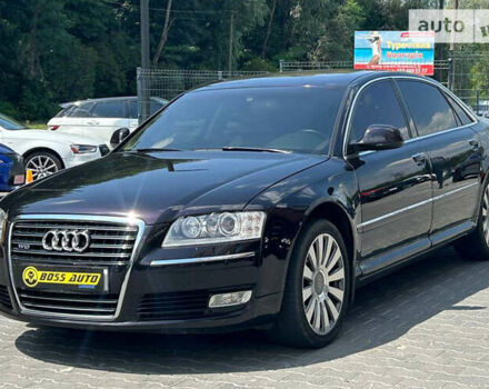 Черный Ауди А8, объемом двигателя 4.17 л и пробегом 40 тыс. км за 17500 $, фото 2 на Automoto.ua
