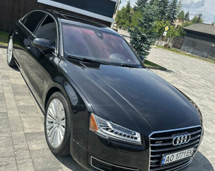 Черный Ауди А8, объемом двигателя 3 л и пробегом 170 тыс. км за 22500 $, фото 1 на Automoto.ua