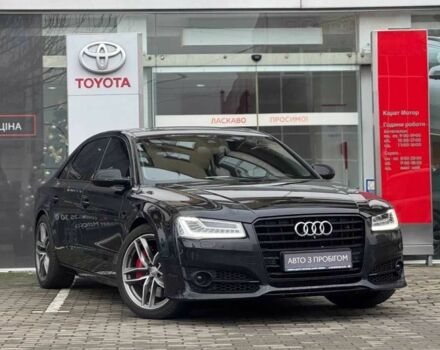 Черный Ауди А8, объемом двигателя 3 л и пробегом 218 тыс. км за 19569 $, фото 2 на Automoto.ua