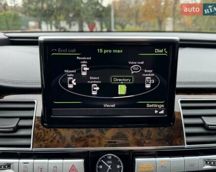 Чорний Ауді A8, об'ємом двигуна 3 л та пробігом 122 тис. км за 28999 $, фото 107 на Automoto.ua
