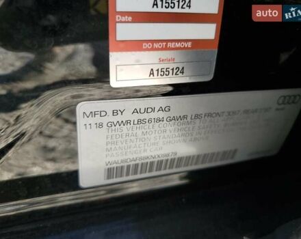 Ауди А8 2019 в Одессе на Automoto.ua Черный Ауди А8, объемом двигателя 3 л и пробегом 69 тыс. км за 16400 $, фото 11 на Automoto.ua