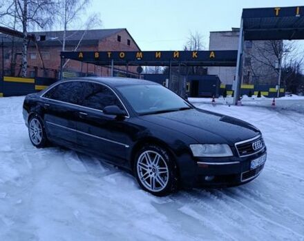 Черный Ауди А8, объемом двигателя 4.17 л и пробегом 320 тыс. км за 6000 $, фото 1 на Automoto.ua