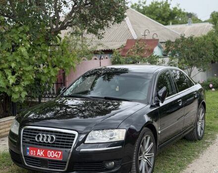 Черный Ауди А8, объемом двигателя 4 л и пробегом 296 тыс. км за 6550 $, фото 1 на Automoto.ua