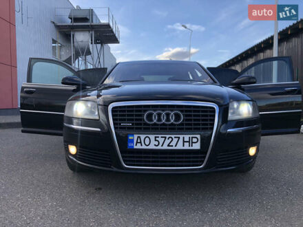Ауді A8 2007 у Виноградове на Automoto.ua Чорний Ауді A8, об'ємом двигуна 2.97 л та пробігом 268 тис. км за 10000 $, фото 1 на Automoto.ua