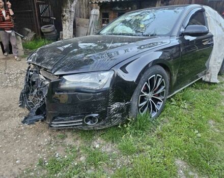Черный Ауди А8, объемом двигателя 4.2 л и пробегом 320 тыс. км за 12000 $, фото 1 на Automoto.ua